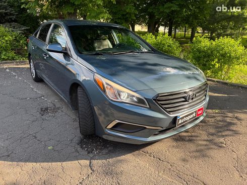 Hyundai Sonata 2017 синий - фото 3