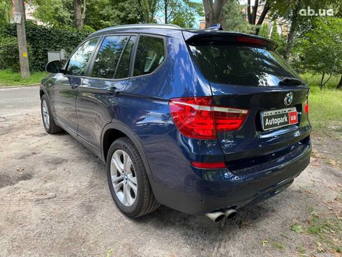 BMW X3 2016 синий - фото 20