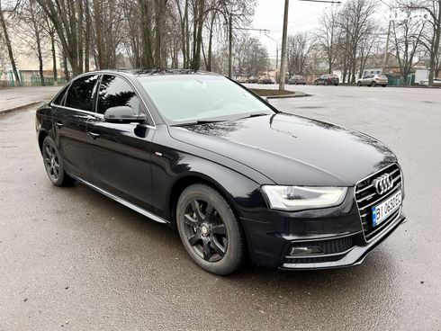 Audi A4 2014 черный - фото 2