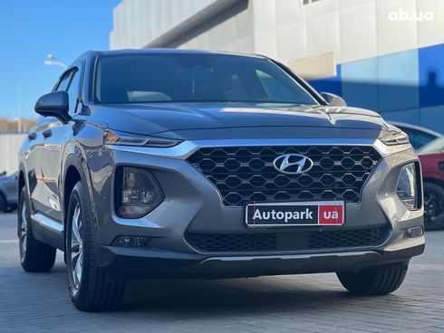 Hyundai Santa Fe 2019 серый - фото 5