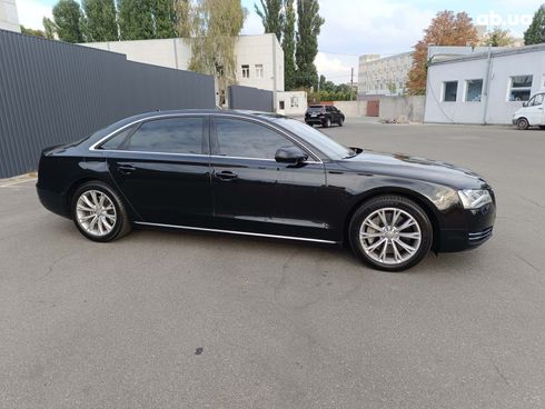 Audi A8 2012 черный - фото 4