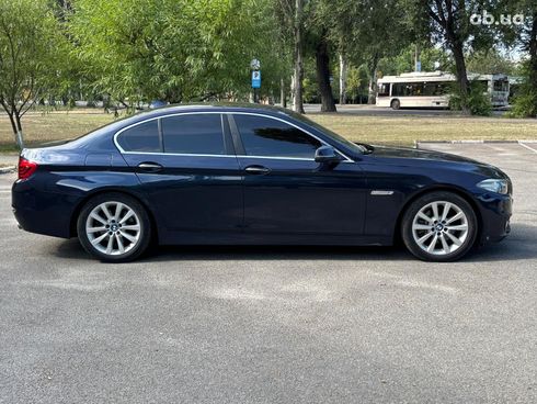 BMW 5 серия 2016 синий - фото 12