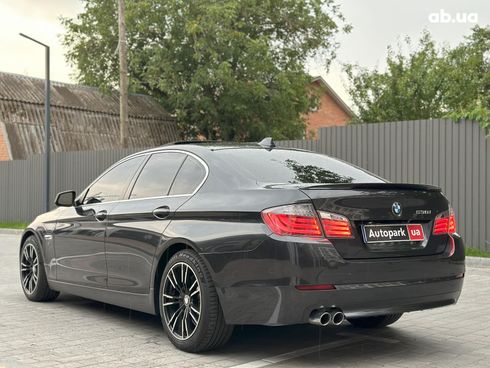 BMW 5 серия 2010 черный - фото 12
