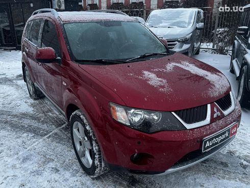 Mitsubishi Outlander 2008 красный - фото 3