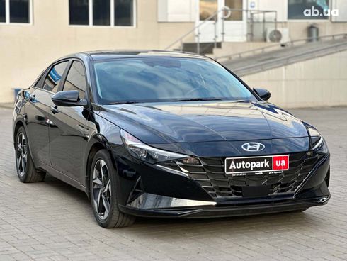 Hyundai Elantra 2022 черный - фото 3