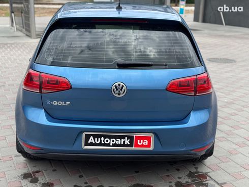 Volkswagen e-Golf 2016 синий - фото 4