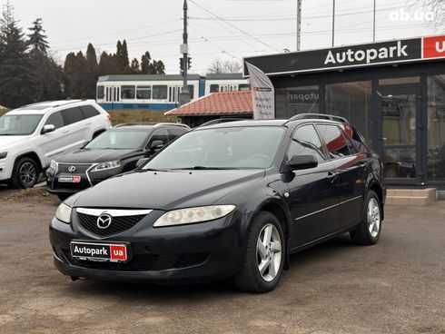 Mazda 6 2002 черный - фото 2