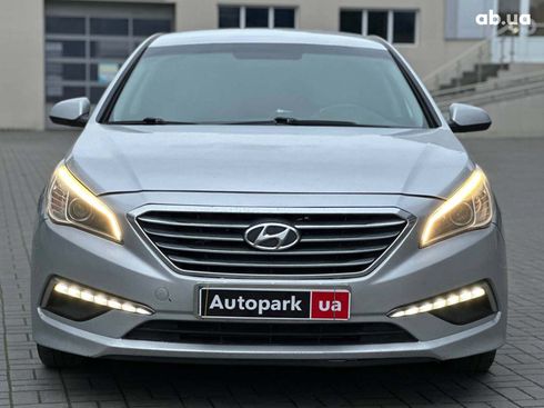 Hyundai Sonata 2015 серый - фото 2