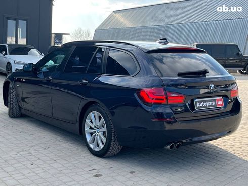 BMW 5 серия 2010 синий - фото 36