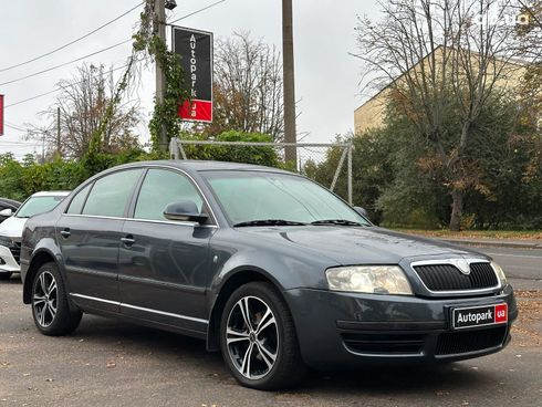 Skoda Superb 2006 серый - фото 6