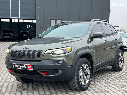 Jeep Cherokee 2018 зеленый - фото 2