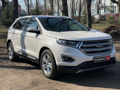 Ford Edge 2018 белый - фото 2