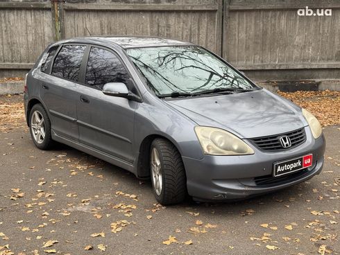 Honda Civic 2004 серый - фото 3