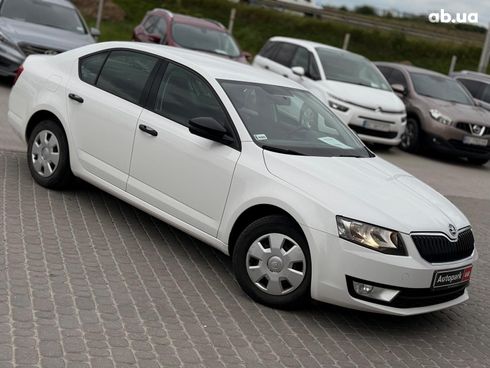 Skoda octavia a7 2016 белый - фото 4