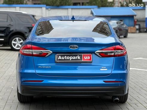 Ford Fusion 2020 синий - фото 7