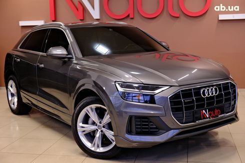 Audi Q8 2019 серый - фото 4