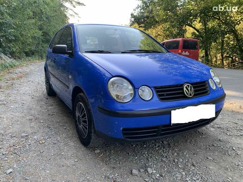 Volkswagen Polo 2005 голубой - фото 6