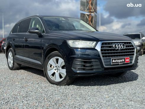 Audi Q7 2016 синий - фото 3