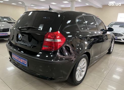 BMW 1 серия 2007 черный - фото 7