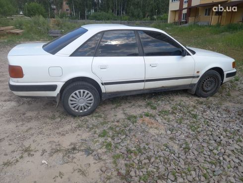 Audi 100 1991 белый - фото 10