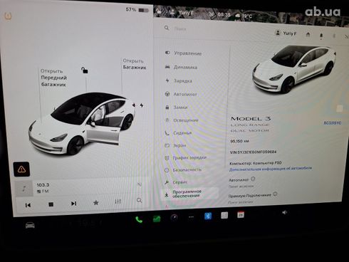 Tesla Model 3 2021 белый - фото 15