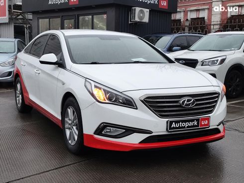 Hyundai Sonata 2016 белый - фото 5