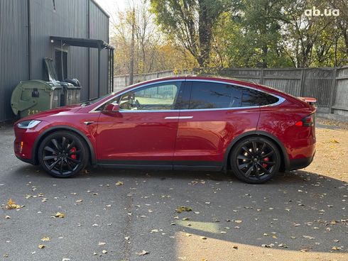 Tesla Model X 2019 красный - фото 10