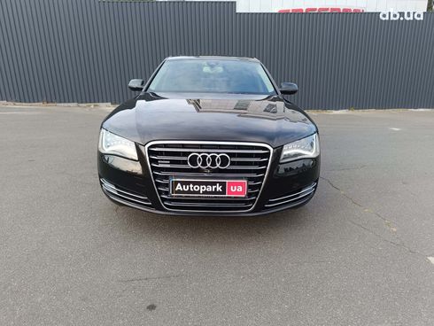 Audi A8 2012 черный - фото 2