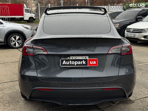 Tesla Model Y 2021 серый - фото 10