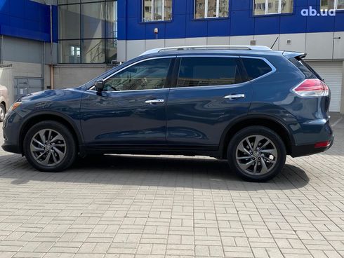 Nissan Rogue 2016 синий - фото 8