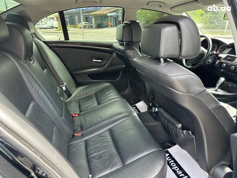 BMW 5 серия 2007 черный - фото 13