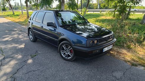 Volkswagen Golf 1993 синий - фото 3