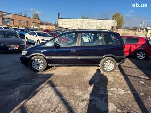 Opel Zafira 2003 синий - фото 3