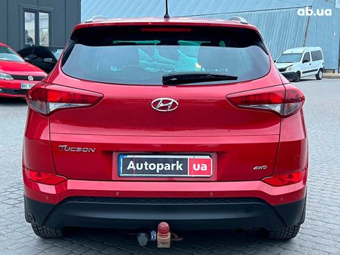 Hyundai Tucson 2017 красный - фото 7