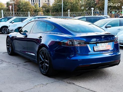 Tesla Model S 2022 синий - фото 9