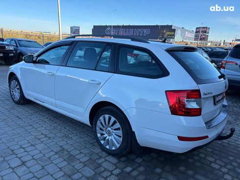 Skoda octavia a7 2014 белый - фото 9