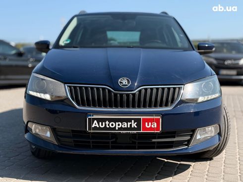 Skoda Fabia 2015 синий - фото 3