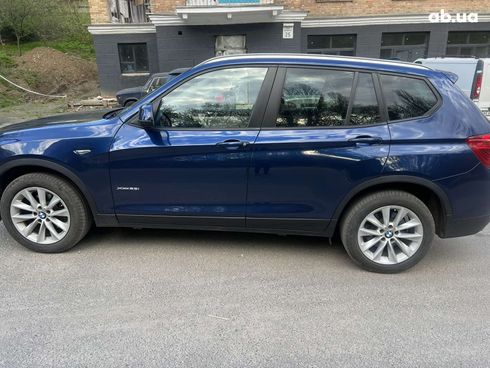BMW X3 2017 синий - фото 4