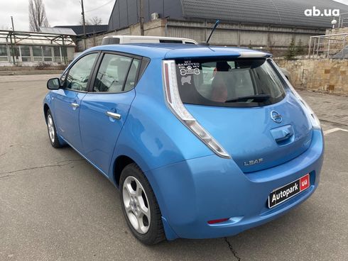 Nissan Leaf 2014 синий - фото 3