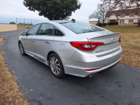 Hyundai Sonata 2017 серебристый - фото 3