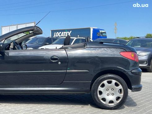 Peugeot 206 2003 черный - фото 9