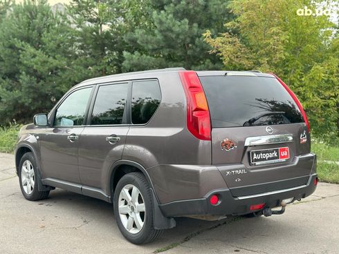 Nissan X-Trail 2008 коричневый - фото 4