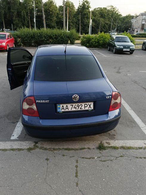 Volkswagen Passat 2001 синий - фото 3