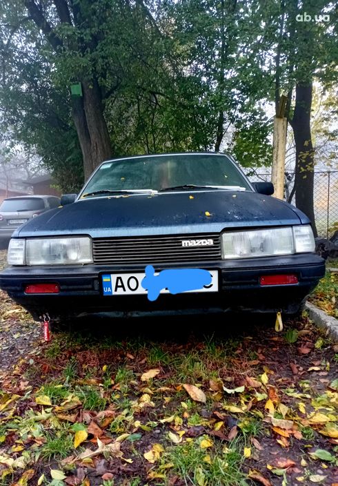 Mazda 626 1986 синий - фото 9