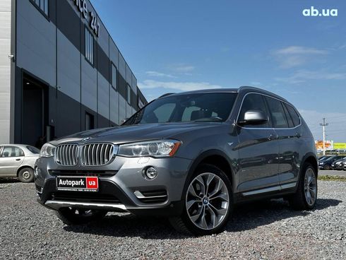 BMW X3 2016 серый - фото 2
