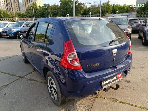 Dacia Sandero 2009 синий - фото 4