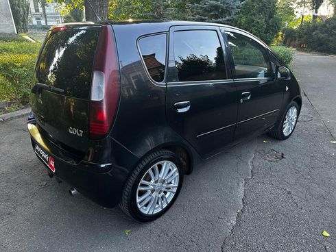 Mitsubishi Colt 2007 черный - фото 5