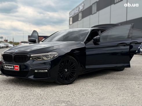 BMW 5 серия 2017 синий - фото 31