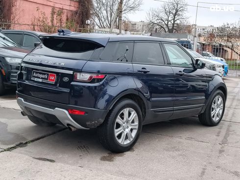 Land Rover Range Rover Evoque 2016 синий - фото 8