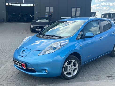 Nissan Leaf 2012 синий - фото 2